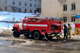 В Островном спасли человека при пожаре