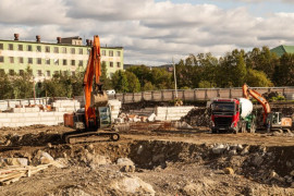 Строительство школы проверили главы Мурманска