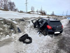 Увезли в больницу водителей: иномарки разбились в Мончегорском районе