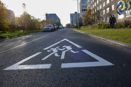 Отремонтировали улицу Миронова в Мурманске