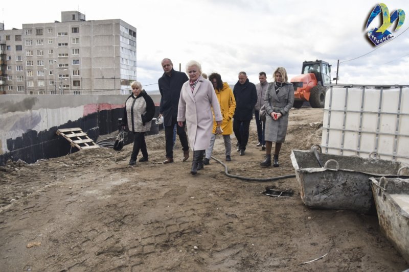 Внутреннюю отделку начали в строящемся детском саду в Мурманске