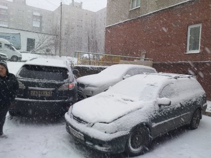 Трактор, автобус, маршрутка, такси - череда ДТП на улицах Мурманска за утро