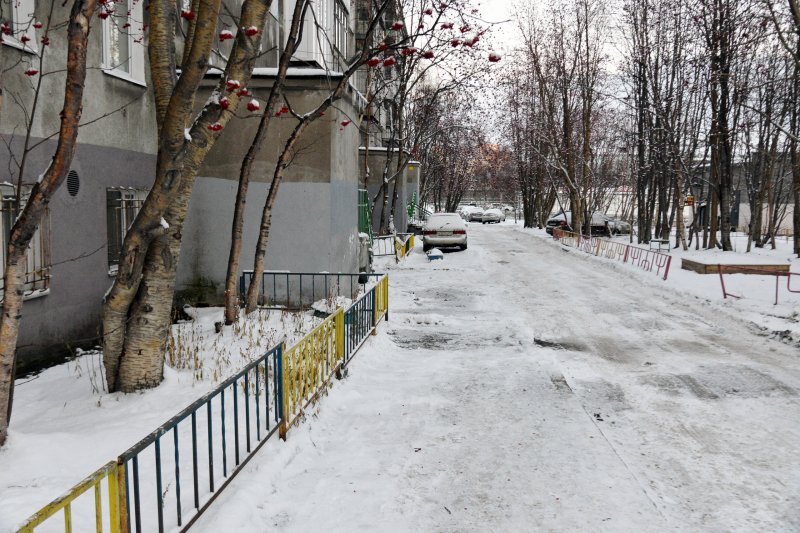 Двор на Марата в Мурманске преобразится Двор на Марата в Мурманске преобразится