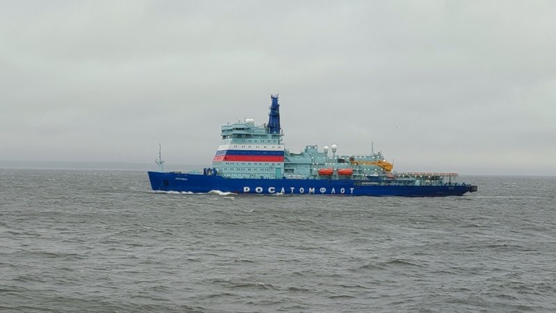 Ледокол «Арктика» вышел в направлении Севморпути Ледокол «Арктика» вышел в направлении Севморпути