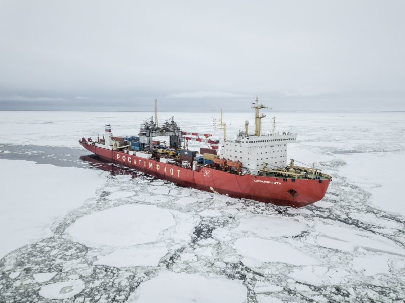 «Севморпуть» вышел в направлении Енисейского залива
