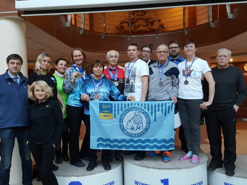 Мировой рекорд мурманчанин установил на Чемпионате по зимнему плаванию в Петрозаводске