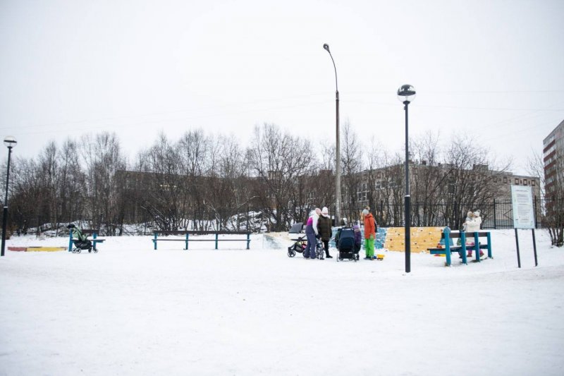 Заменят старые детские городки в Мурманске