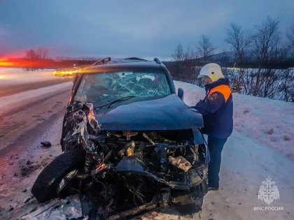 Травмы получил пострадавший в аварии в центре Мурманска Травмы получил пострадавший в аварии в центре Мурманска
