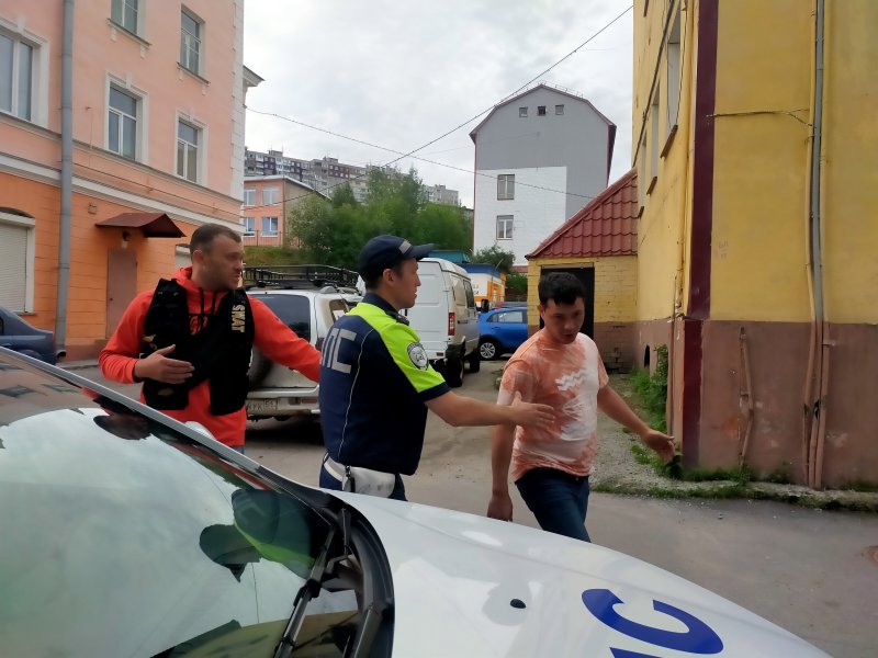Сбежали от ДПС мотоциклисты в Мурманске Сбежали от ДПС мотоциклисты в Мурманске