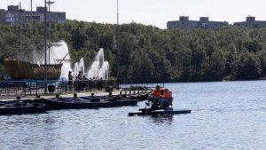 На Семеновском озере в Мурманске запустили прокат лодок, катамаранов и сапбордов