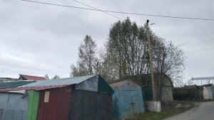 В Мурмашах два месяца «кормят завтраками» местного жителя, просящего убрать аварийный столб