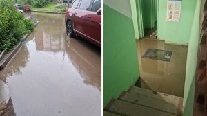 «Где чудо инженерии?»: жильцы залитой водой многоэтажки в Мурманске требуют сделать ливнёвки