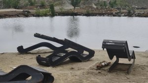 В Заполярном поймали первого подозреваемого в поджоге зоны отдыха у мини-пруда