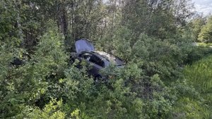 В Кольском округе на пяти километрах трассы за день разбились три иномарки