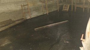 «Задыхаемся в собственном подъезде»: подвал на Коминтерна в Мурманске залит канализацией