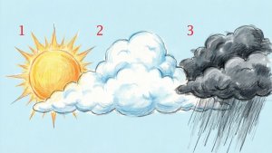Психологический прогноз за 1 минуту: не хмурьтесь как туча — любимая погода поднимет вашу самооценку