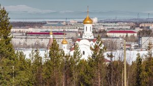 В Мончегорске вспыхнула крыша Вознесенского собора