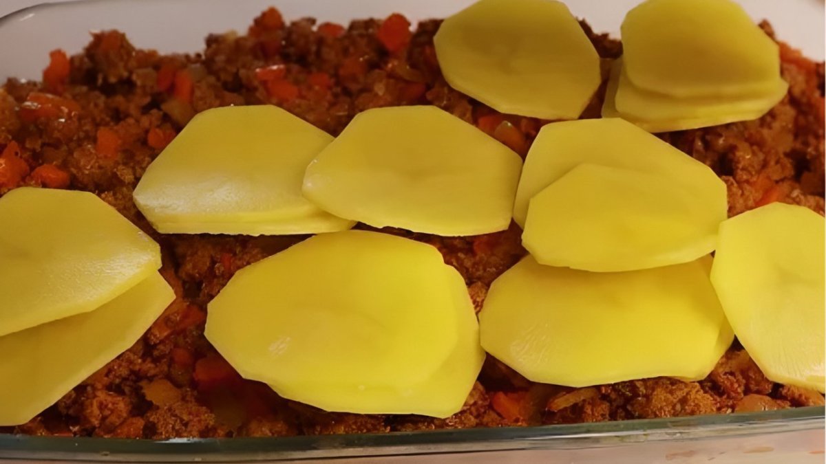 картофель на фарше