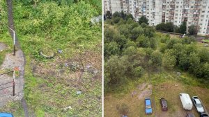 «Накидываются как шальные и ломают»: в Снежногорске хулиганы превращают игрушки на площадке в щепки