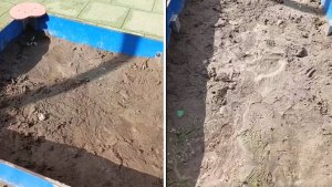 «А есть ли в песочнице песок?»: состояние игровых городков в мурманской «Первомайке» возмутило родителей
