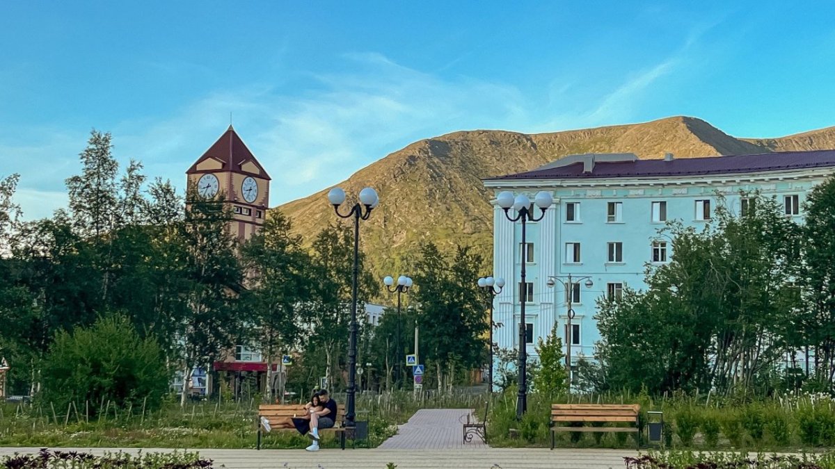 Вид на Кировск