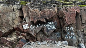 «Вы опозорили свои города»: в Териберке туристка пристыдила изрисовавших скалы
