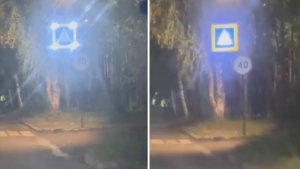 «Кто додумался поставить дискотеку?»: водители Мончегорска пожаловались на новый мигающий знак у поликлиники