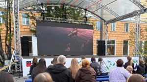 В Мурманске сотни северян провели ночь под открытым небом ради бесплатных кинопремьер