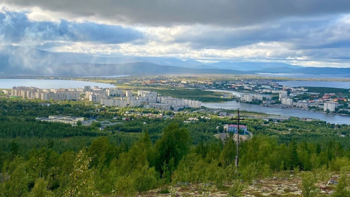 Вид на Мончегорск