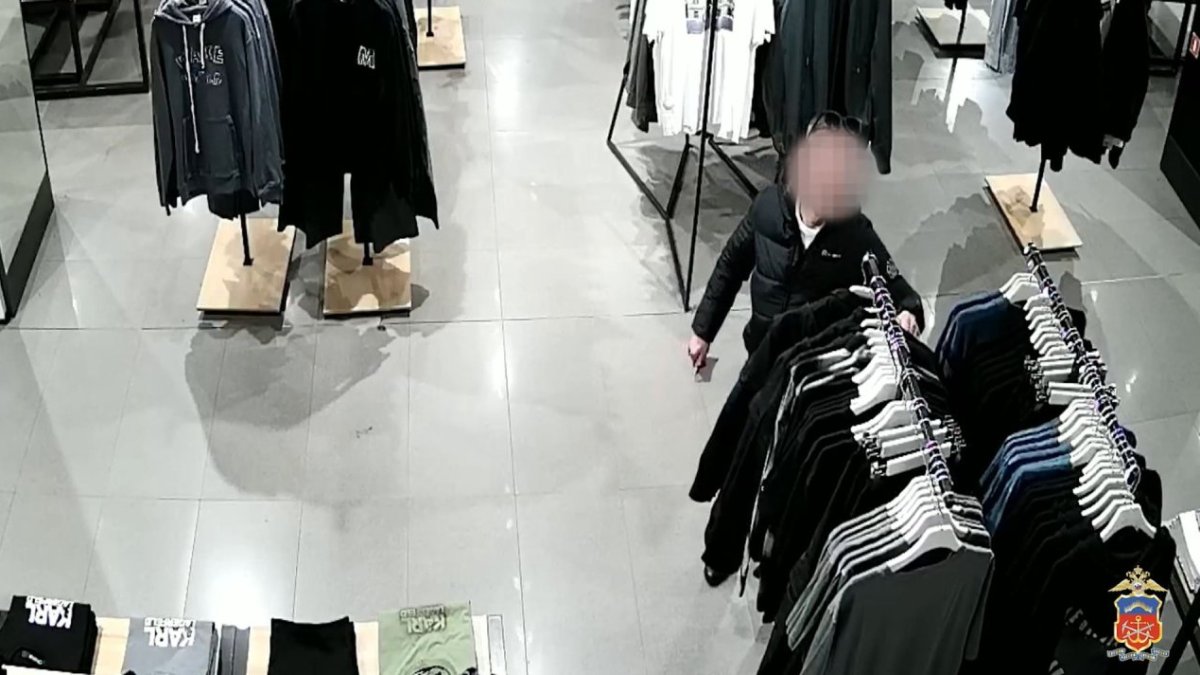 Кража куртки из торгового центра