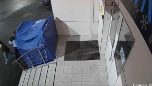 «С силой пинает и деформирует»: в Мурманске камеры засекли вандала, испортившего перила у Дома Молодежи