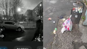 «Распознавание лиц найдет героя»: в Рослякове на камеру попал северянин, подкинувший мусор к чужому подъезду