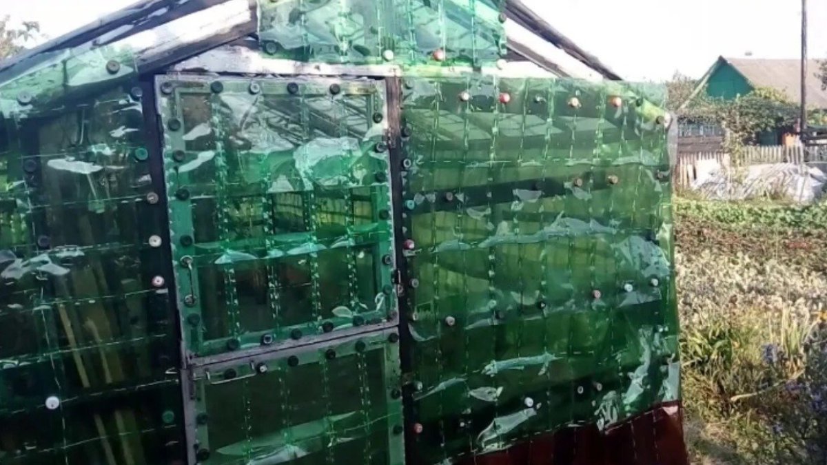 парник из бутылок