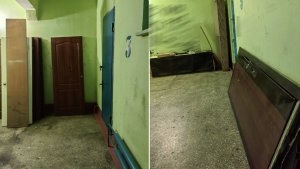 Холодильник и двери на площадке: в доме на улице Северной в Молочном поселились соседи-плюшкины