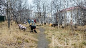 В Заполярном появится «Сквер дружбы»: волонтеры дали вторую жизнь зеленому уголку из 1970-х