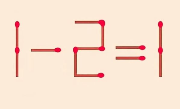 Это совсем просто: если вы не могли решить ни одну задачку со спичками — начните с этой