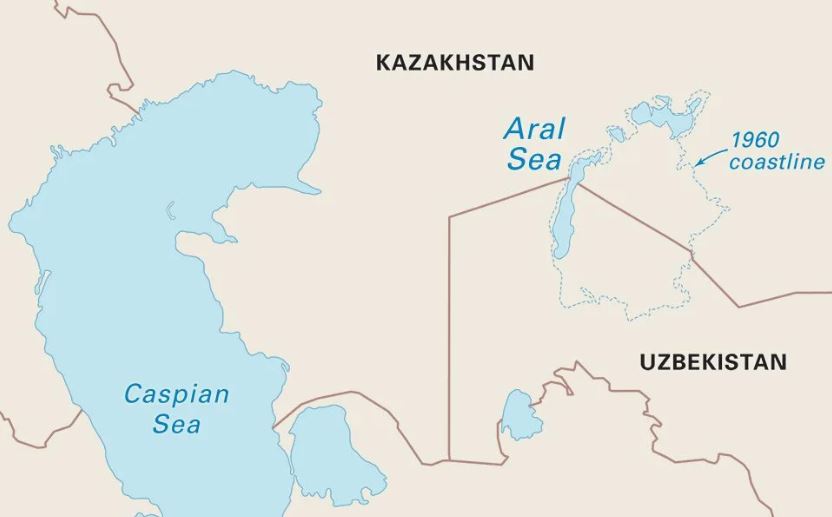 Как Казахстан Арал спасает: правда, только со своей стороны — большую часть озера не восстановить