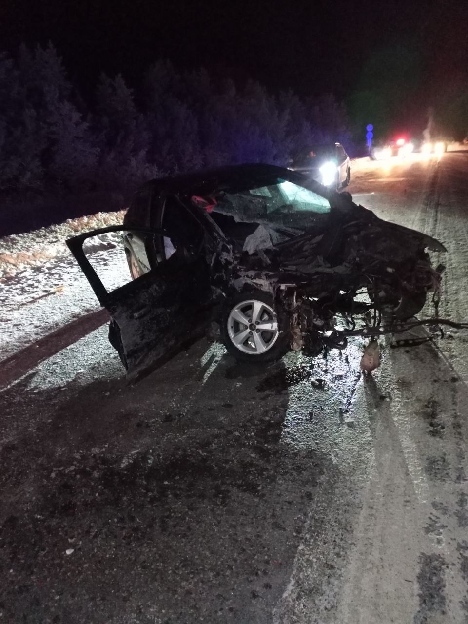 В Кольском округе пятеро человек пострадали из-за массовой аварии