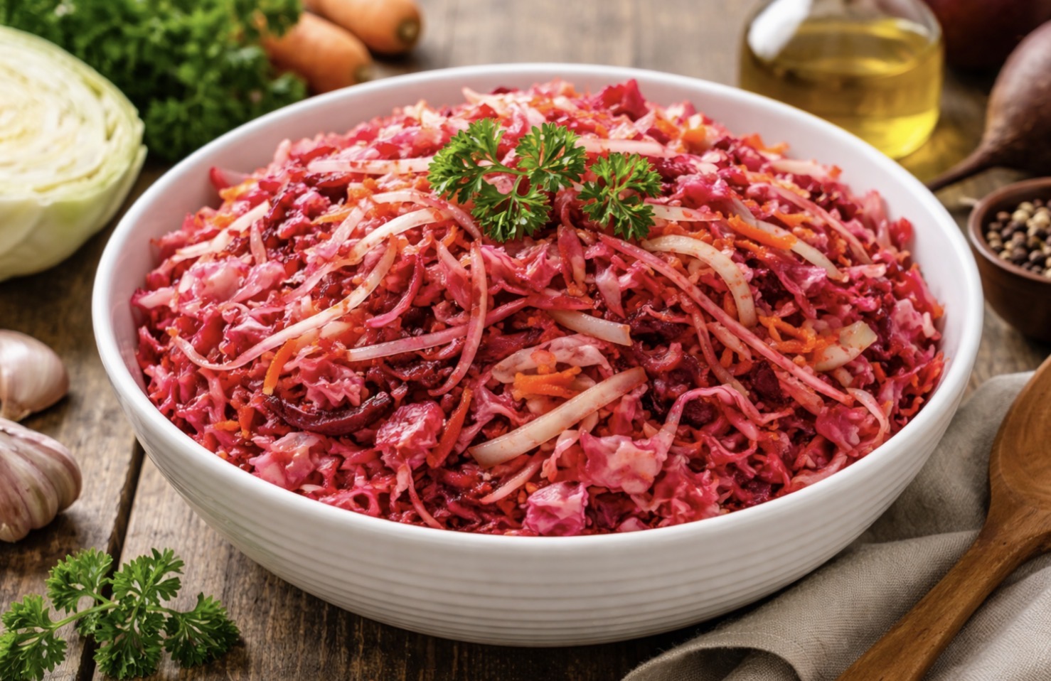 Салат, который ели в Кремле: простой рецепт из капусты, который удивляет вкусом