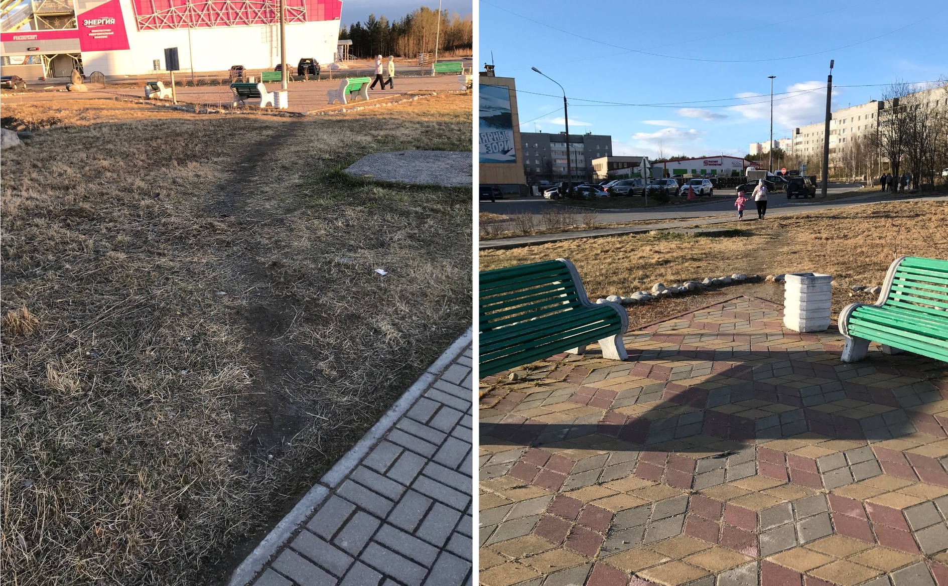 В Полярных Зорях просят обустроить дорожку из брусчатки на «народной тропе» у ФОКа