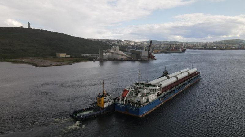 Новый маршрут по внутренним водам России освоил Торговый порт Мурманска