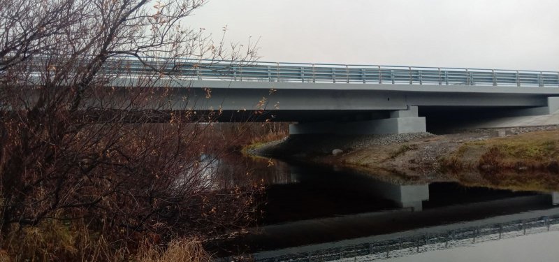 Отремонтирован мост через Кильдинский ручей