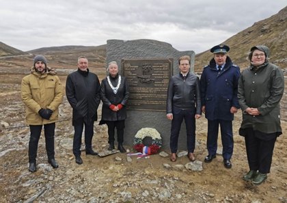 Памятник советским летчикам открыли в Норвегии