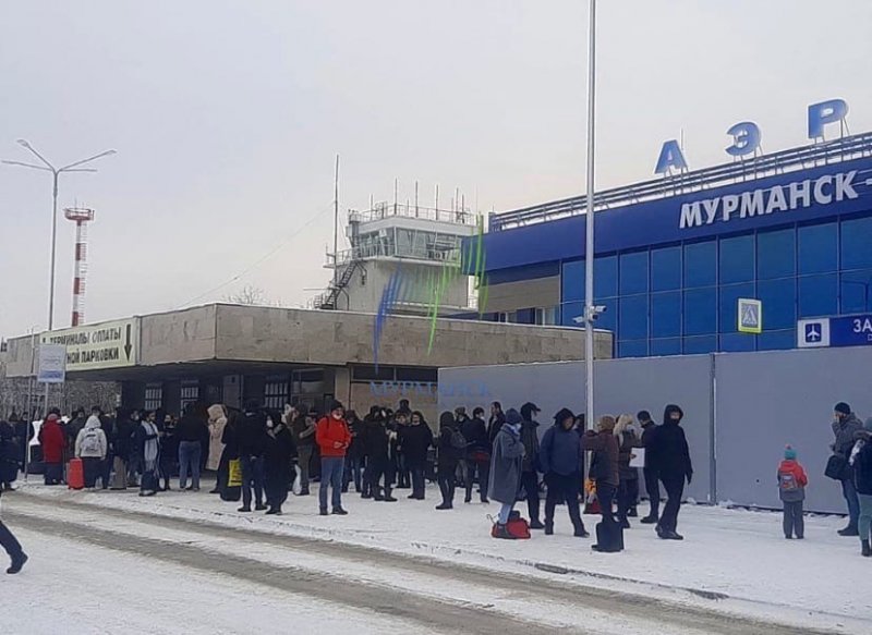 Эвакуирован международный «Аэропорт Мурманск»
