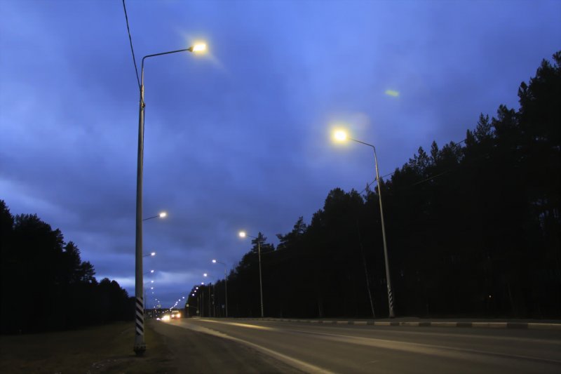 200 км превысила протяженность освещенных участков федеральных трасс в Карелии и Мурманской области