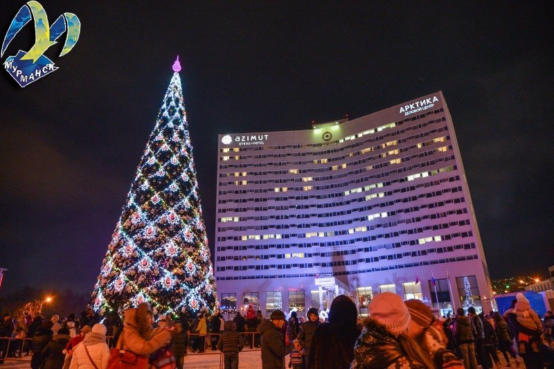 4 праздника пройдут в честь открытия главной новогодней ели Мурманска