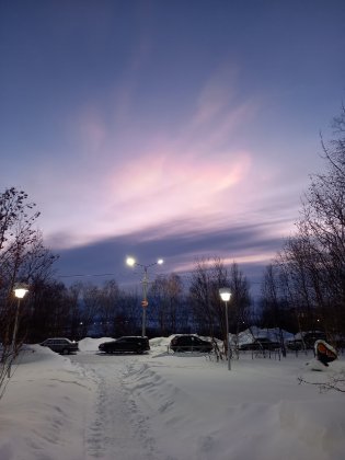 Первые в этом году перламутровые облака заметили в Заполярном