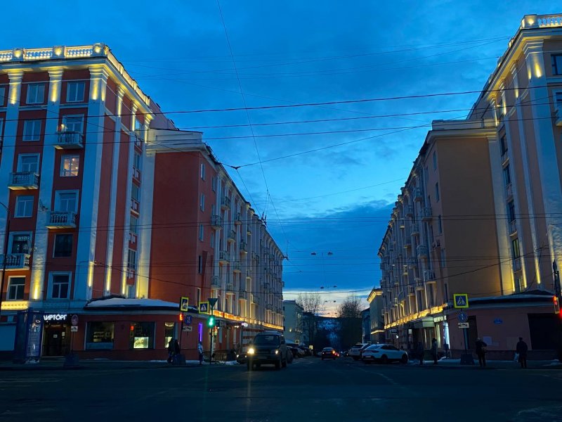 В центре Мурманска восстановили работу светофоров по сигналам граждан