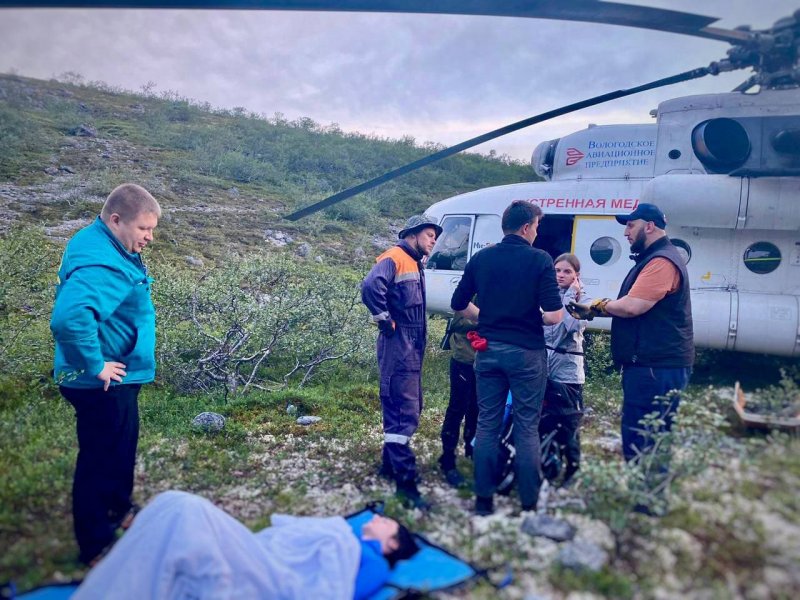 Спасали 14 человек туриста в Хибинах