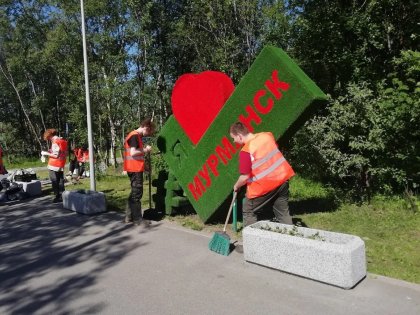 Юные мурманчане отработали первую смену в «Трудовом отряде СУЭК»